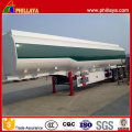 3 Ejes 45000liters Cuello de cisne tipo Fuel Oil Tanker Semi Remolque